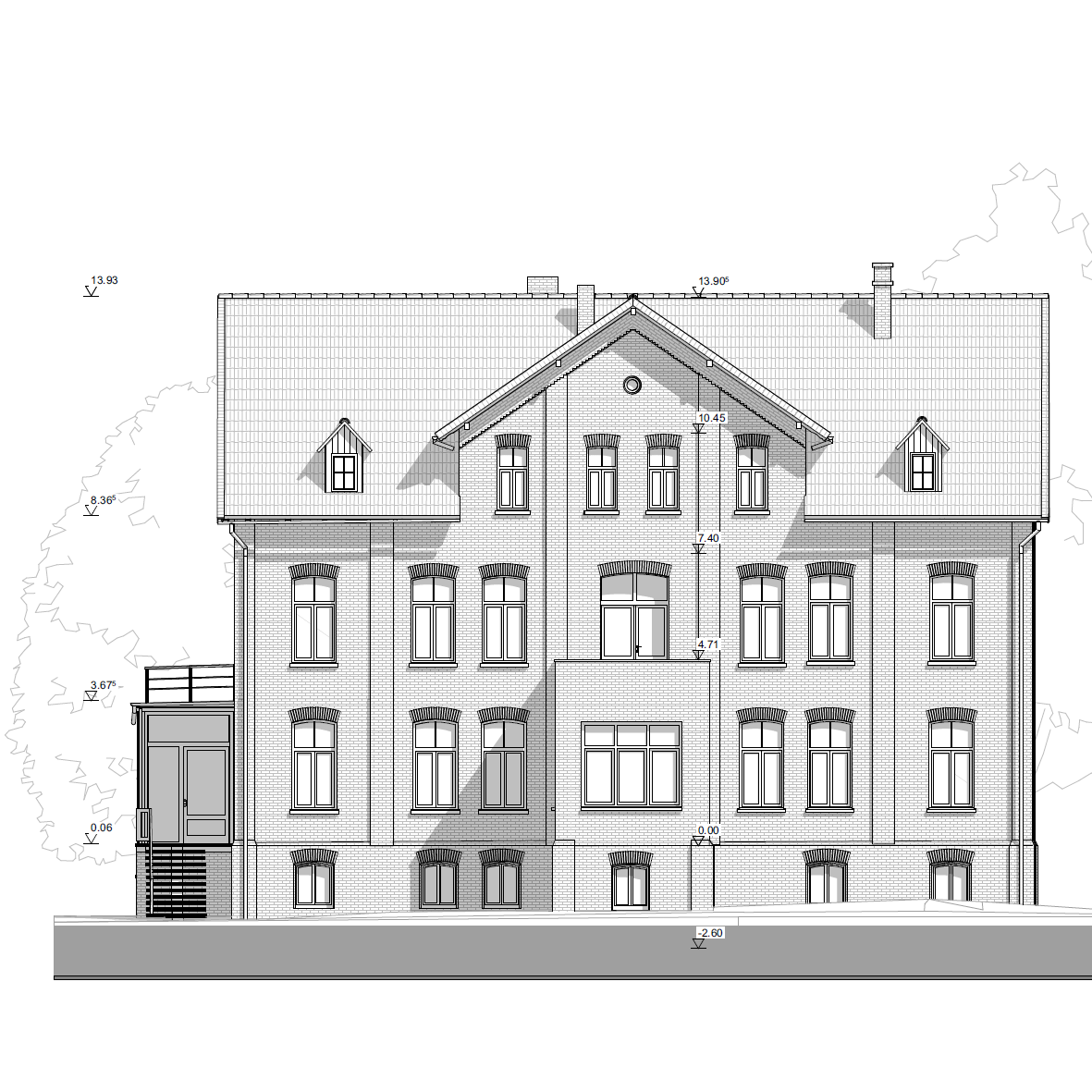 3D-Laserscan eines historischen Gutshofs – Präzises digitales Aufmaß für den Denkmalschutz in Lüneburg.