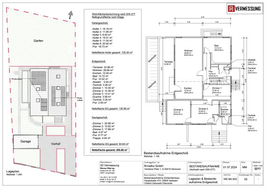 Lageplan & Erdgeschoß